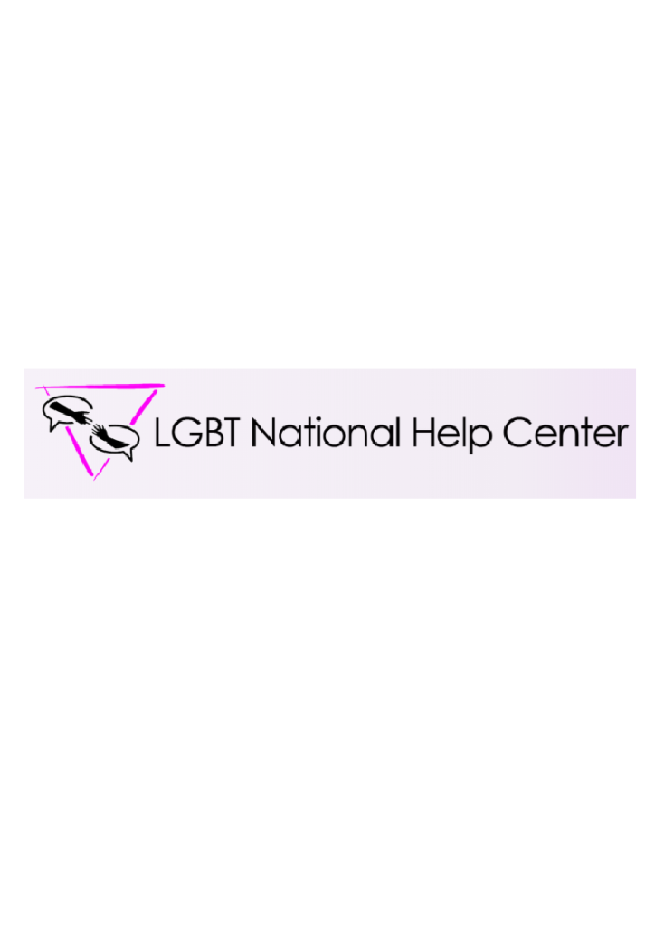 LGBT National help Center logo