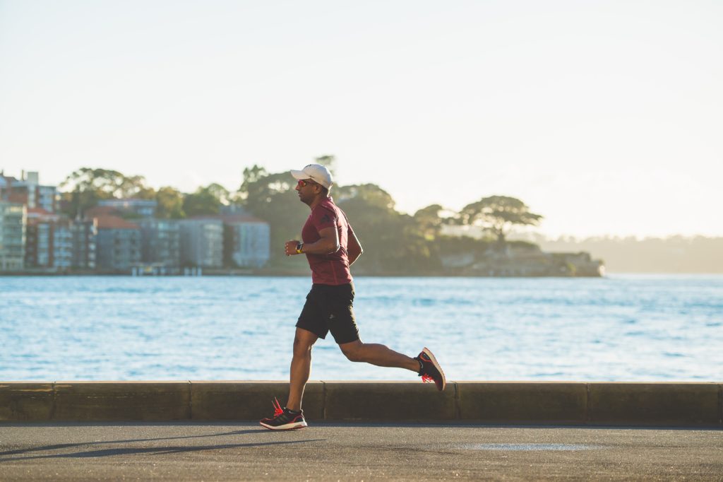 Photo of man running