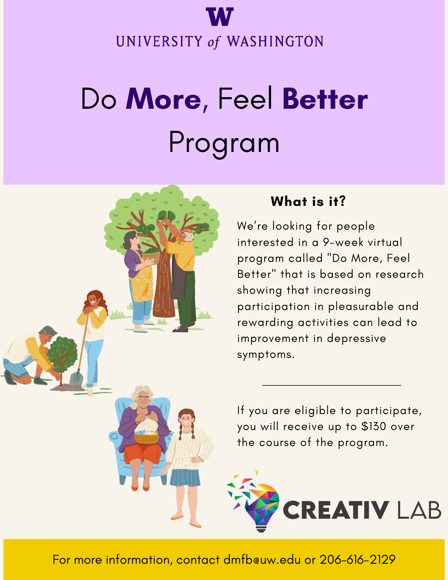 Do More Feel Better seeks participants